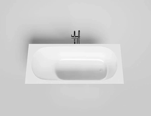 Ванна из искусственного камня Salini Ornella Kit 170x75 см S-Sense белая глянцевая - фото 1