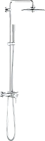 Душевая стойка Grohe Euphoria со смесителем