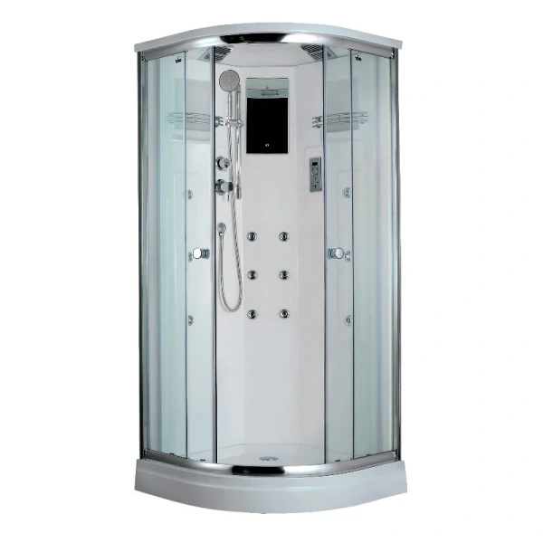 Душевая кабина Timo Lux 90x90 см профиль хром T-7709(NEW) (детальная фотография)