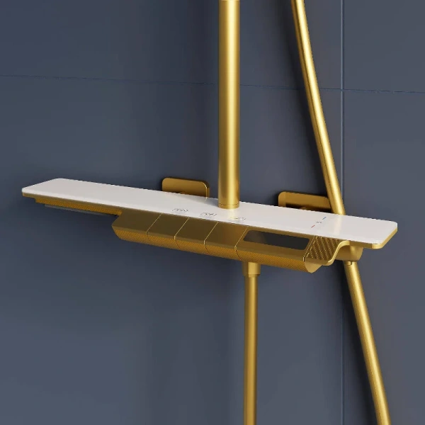 Душевая стойка RGW Shower Panels золото 51140134-06 (детальная фотография), настенные