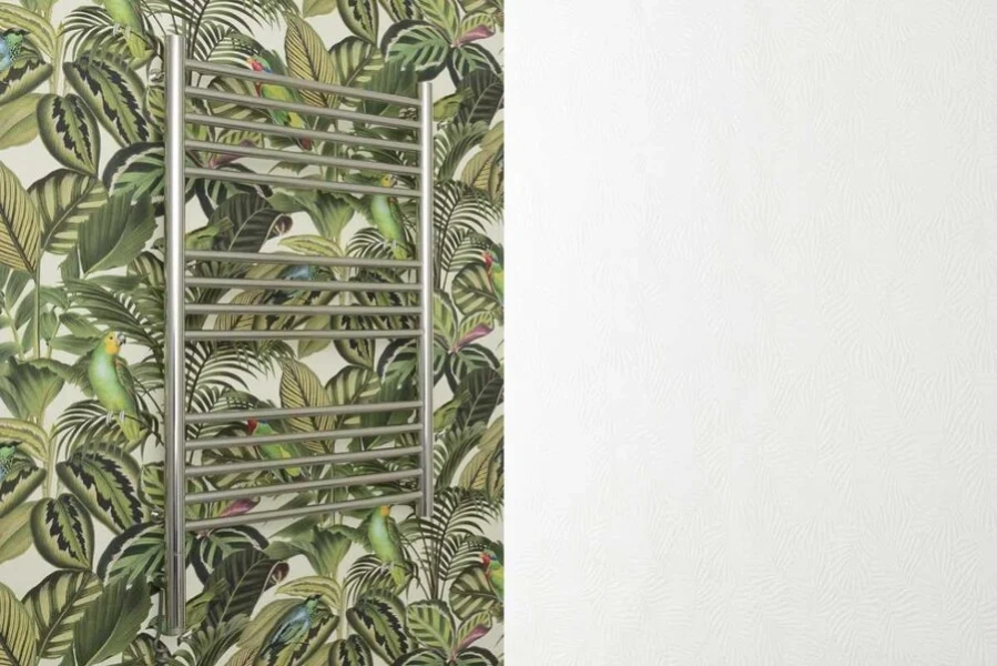 Полотенцесушитель электрический Сунержа Богема 3.0 50х100 см левый без покрытия 00-5804-1050 (детальная фотография), из нержавеющей стали, без полки, неповоротные, с терморегулятором 