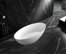 Акриловая ванна Abber 170х80 см овальная