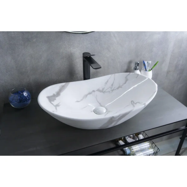 Раковина GID Lago Mnc811C 61 см под камень 54478 (детальная фотография), в форме чаши, круглой формы