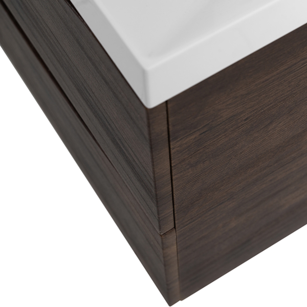 Тумба под раковину подвесная BelBagno Marino 70 см rovere moro MARINO-700-2C-SO-RW-P (детальная фотография), под дерево