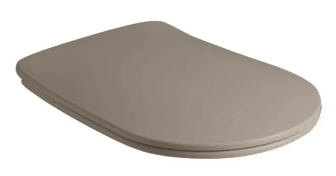 Крышка-сидение с микролифтом Kerasan Nolita nocciola mat 539181 (детальная фотография)