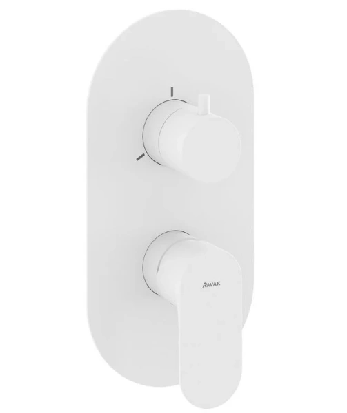 Смеситель для душа Ravak Eleganta белый матовый X070260 (детальная фотография)