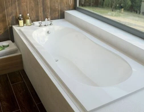 Ванна из литьевого мрамора Эстет Лаура 170x70 см белая глянцевая ФР-00000678 (детальная фотография), литьевой мрамор