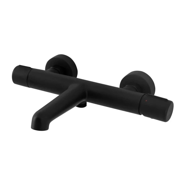 Смеситель для ванны BelBagno Uno черный матовый UNO-VASM-NERO (детальная фотография), современные, hi-tech