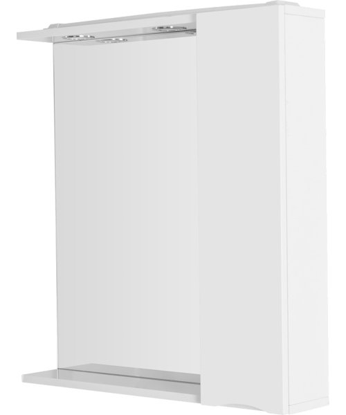 Зеркальный шкаф с подсветкой BelBagno Marino 70 см правосторонний MARINO-SPC-700/750-1A-BL-P-R (детальная фотография), 70 см