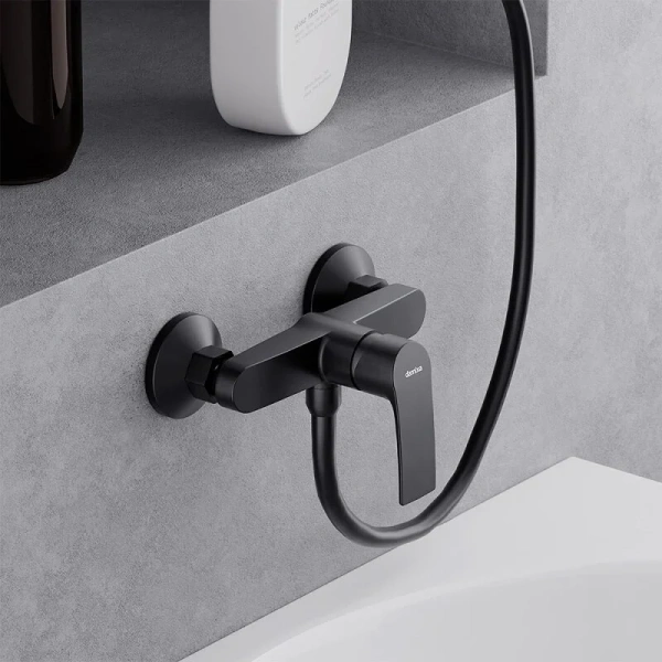 Смеситель для душа Damixa Eclipse 2.0 черный 482000300 (детальная фотография), современные, hi-tech