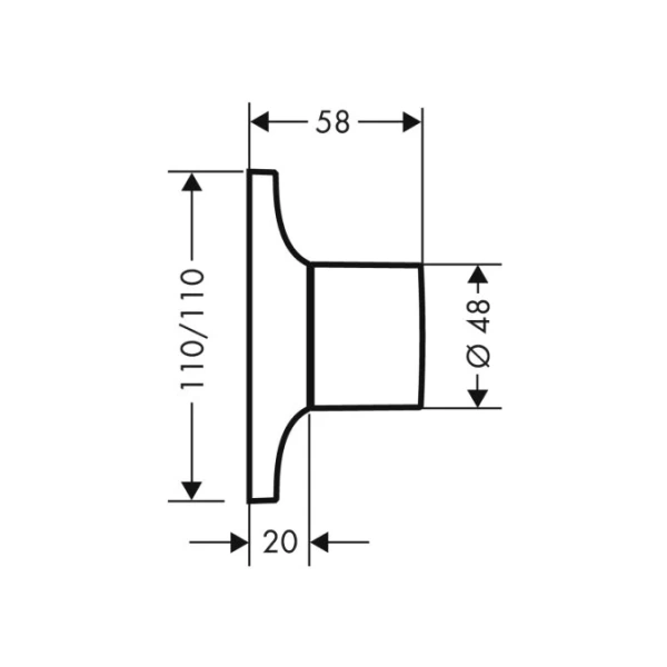 Запорный вентиль Axor Massaud 18770000 (детальная фотография), по запросу