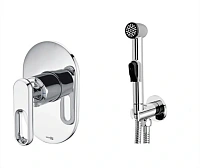 Гигиенический душ со смесителем WasserKRAFT Kammel хром