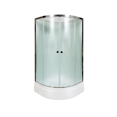 Душевая кабина Deto D 100х100 см с электрикой