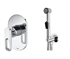 Гигиенический душ со смесителем WasserKRAFT Kammel хром
