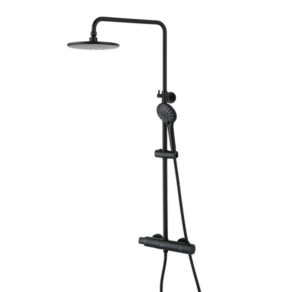 Душевая стойка Lemark Bronx черный LM3770BL (детальная фотография)