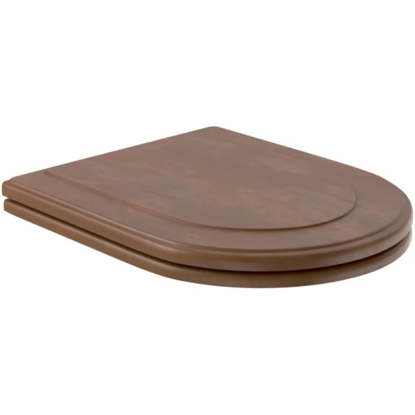 Сиденье с крышкой для унитаза, цвет орех, Villeroy & Boch Hommage 992661, 992666 (детальная фотография)