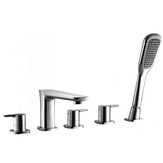 Смеситель для ванны Cezares Tesoro с ручным выдвижным душем