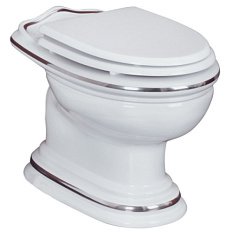 Унитаз напольный Migliore Milady декор D2/PL