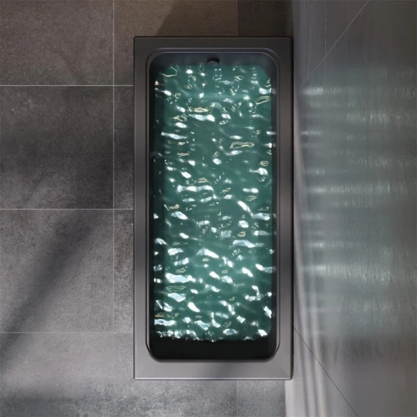 Ванна акриловая Am.Pm Gem W90A-150-070B-A 150x70 см черная (детальная фотография), прямоугольные