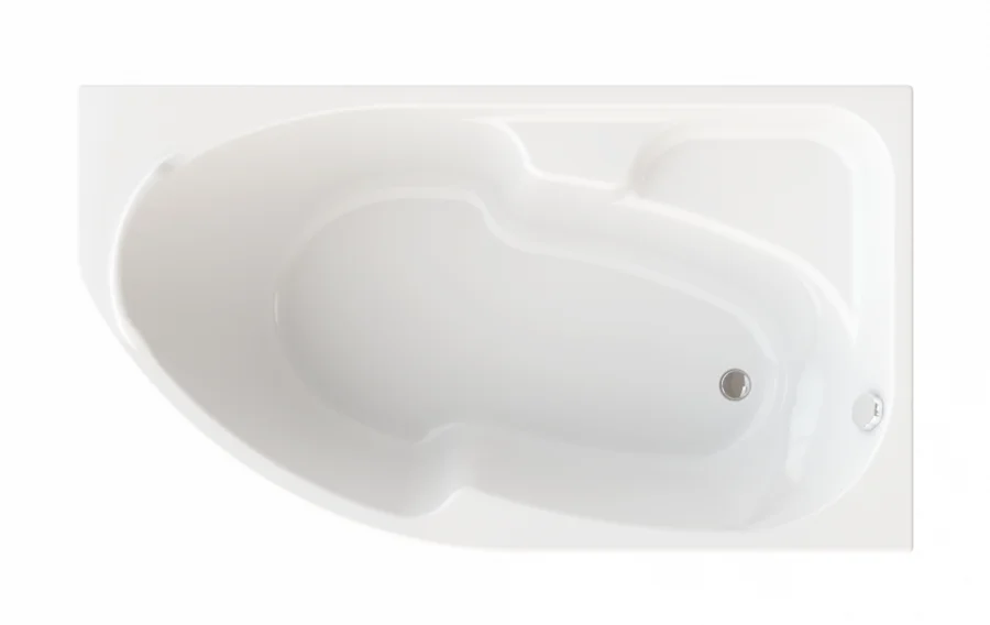 Ванна акриловая Triton OMP София Щ0000067269/Щ0000067270, 150 x 95 см, левая/правая, белая (детальная фотография), 150 см