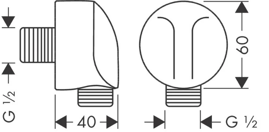 Шланговое подсоединение Hansgrohe FixFit матовый белый 27454700 (детальная фотография), нет в наличии