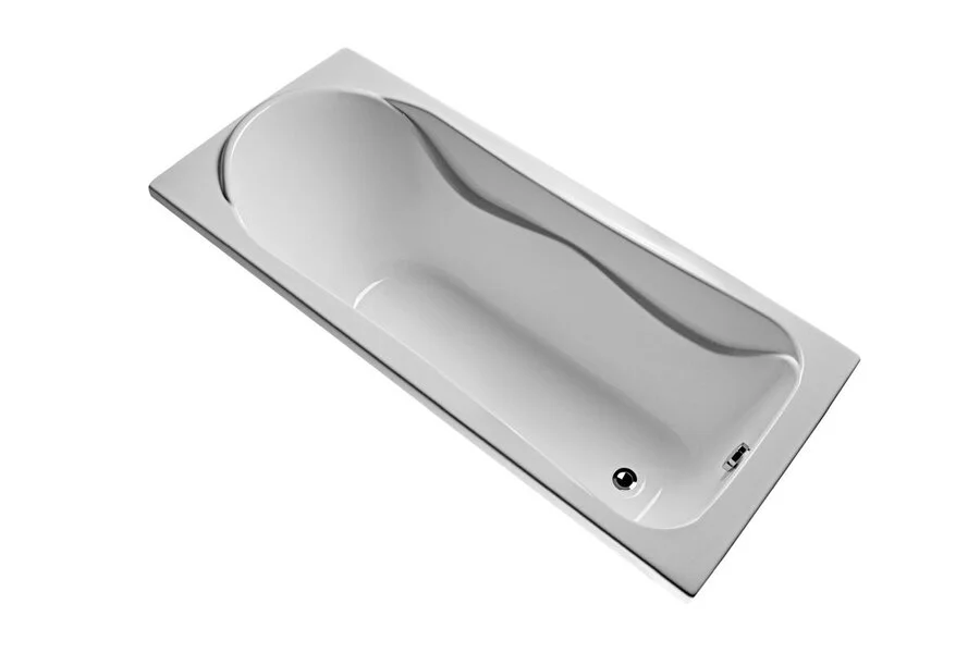 Акриловая ванна Eurolux Akra E1017075069, 170 х 75 см, белая (детальная фотография), без гидромассажа, недорогие