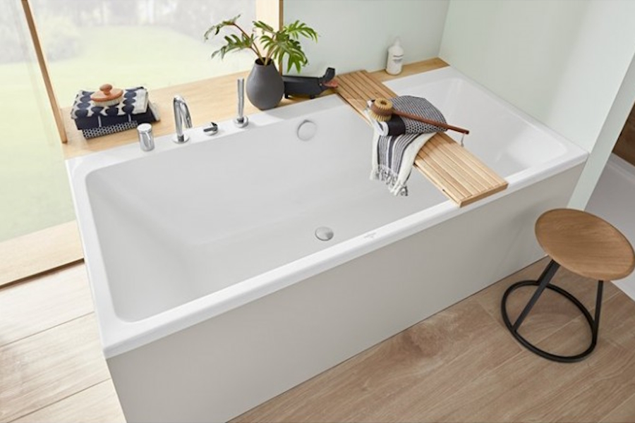 Ванна акриловая Villeroy & Boch Subway 170х75 см белая Alpine White UBA170SUB2V-01 (детальная фотография), акриловые