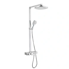 Душевая стойка Black&White Universe хром