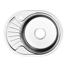 Мойка для кухни IDDIS Suno 60 см чаша справа полированная