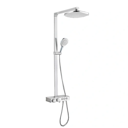 Душевая стойка Black&White Universe хром - фото 1