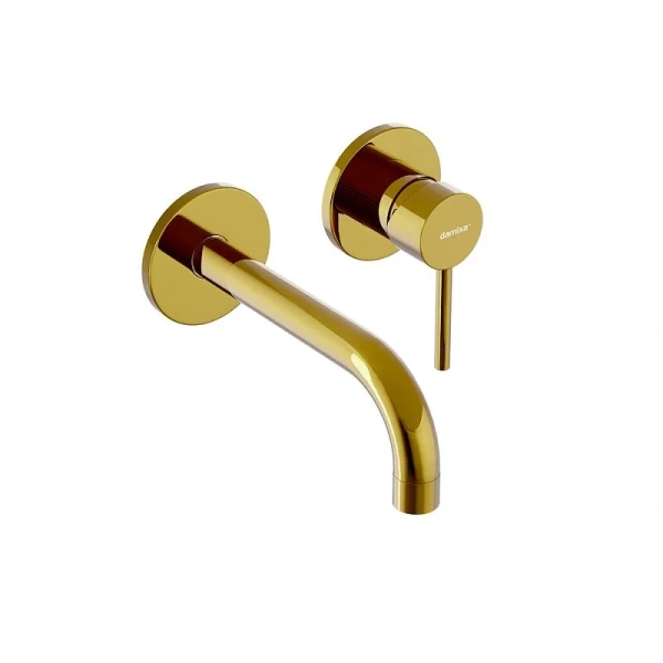 Смеситель для раковины Damixa Scandinavian Pure золото 360260600 (детальная фотография)