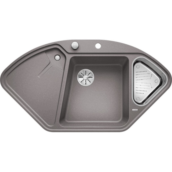 Мойка для кухни, цвет алюметаллик, Blanco Delta-F 523672 (детальная фотография)