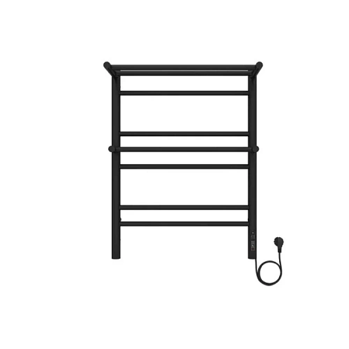 Полотенцесушитель электрический Акватек Альфа 50x70 см черный муар - фото 1