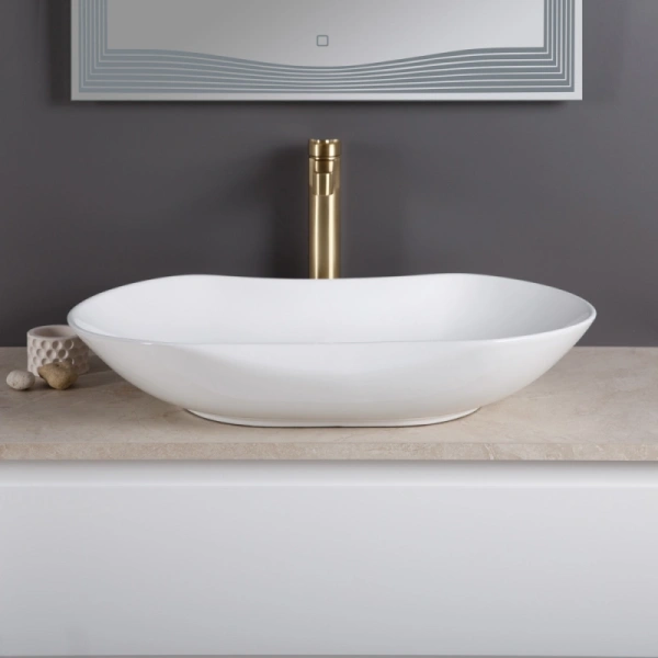 Раковина BelBagno 66 см накладная BB1334 (детальная фотография), 65 см