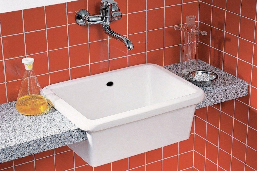 Мойка из керамики Jika Doris 8510290000001 (детальная фотография), современные, hi-tech