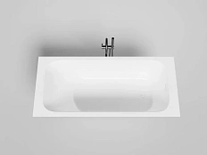 Ванна из искусственного камня Salini Orlando Kit 180x80 см S-Stone белая матовая