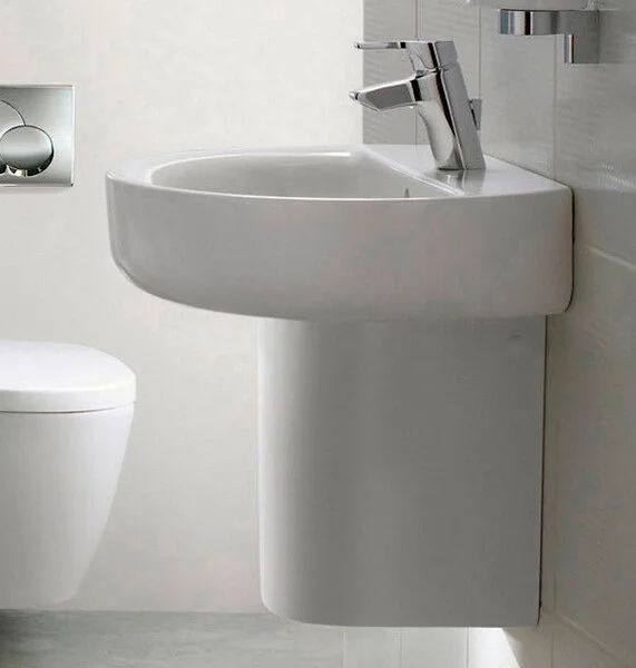 Раковина Ideal Standard Connect 55 см с отверстием под смеситель E786401 (детальная фотография), нет в наличии