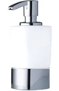 Дозатор для ванной Keuco Elegance 11653 019001 (детальная фотография), хром, белые