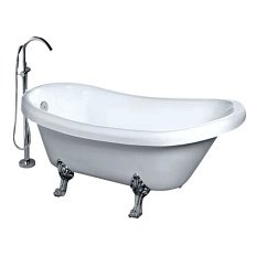 Ванна акриловая классическая Gemy 9030 175х82 см