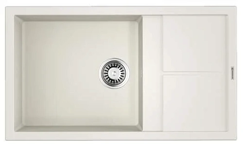 Мойка для кухни Omoikiri Sumi 86-WH 86 см белая - фото 1
