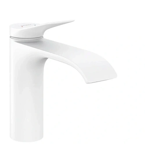 Смеситель для раковины Hansgrohe Vivenis белый матовый - фото 2