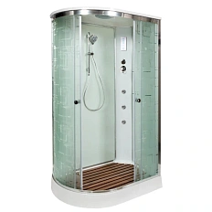 Душевая кабина Deto EM 120x80 см с радио