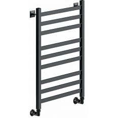 Полотенцесушитель водяной Ника Modern 80x50 см черный матовый
