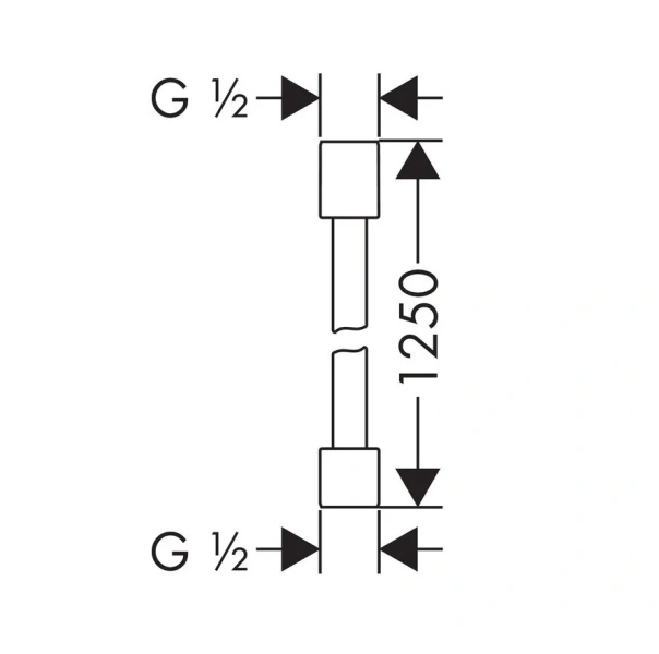 Шланг для душа Axor Starck 28282000 (детальная фотография), шланги для душа