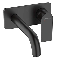 Смеситель для раковины Hansgrohe Vernis Shape черный матовый