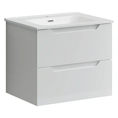 Тумба с раковиной подвесная Sancos Norma 2.0 NR2.060W 60 см с ящиками