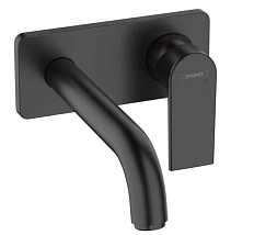 Смеситель для раковины Hansgrohe Vernis Shape черный матовый