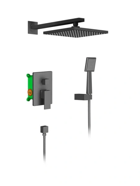 Душевой комплект Timo Selene черный SX-2069/03SM (детальная фотография)