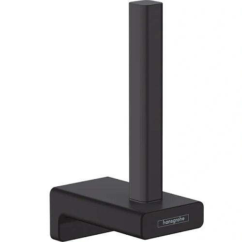 Бумагодержатель Hansgrohe AddStoris матовый черный - фото 3