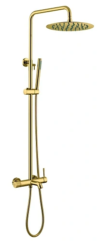 Душевая стойка Boheme Uno золото - фото 2